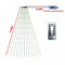 Kitcheniva 6.56FT x 16 Lines 320 LED Christmas Tree Waterfall String Lights
